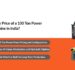 What Is the Price of a 100 Ton Power Press Machine in India